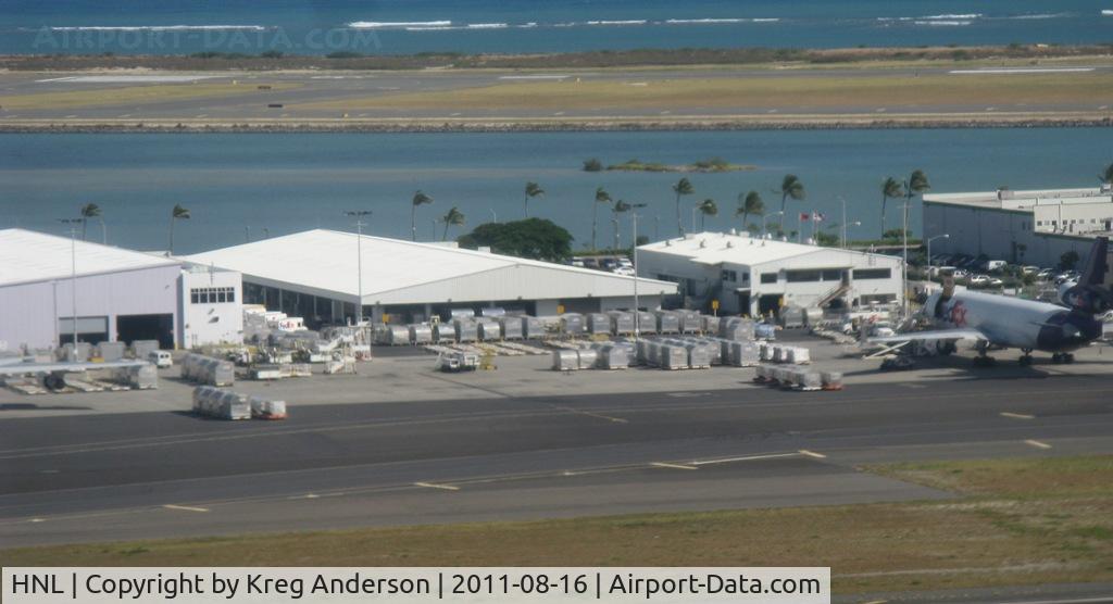 Honolulu International Airport (HNL) - Part of the cargo ramp at PHNL.