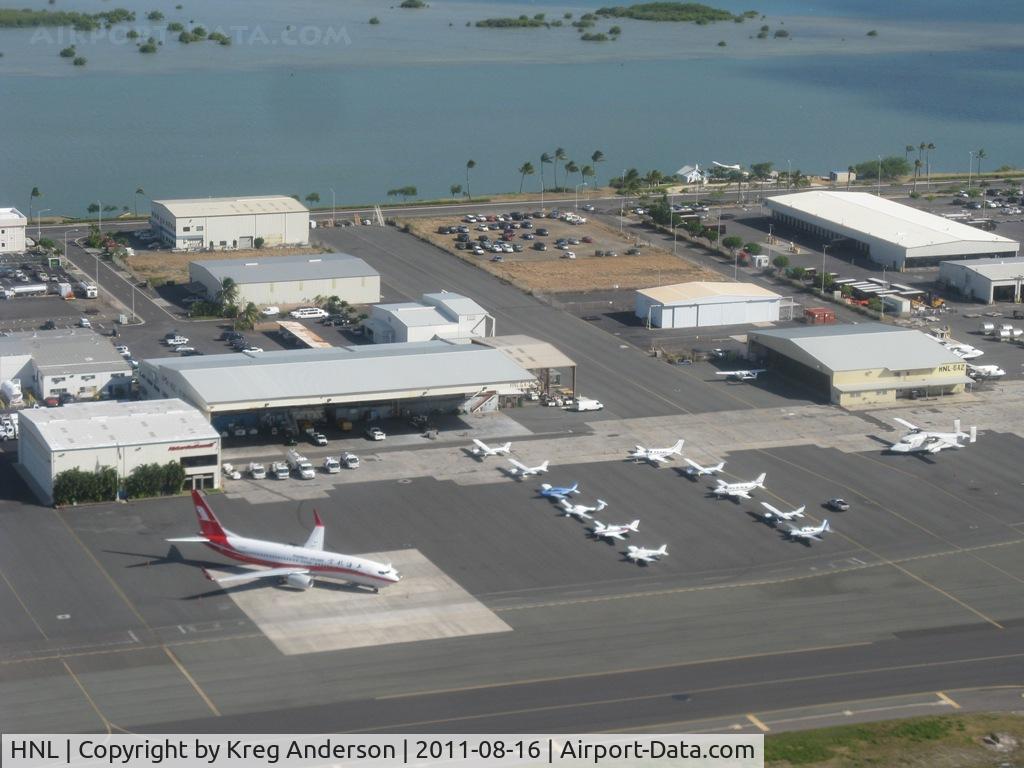 Honolulu International Airport (HNL) - General Aviation planes at HNL.