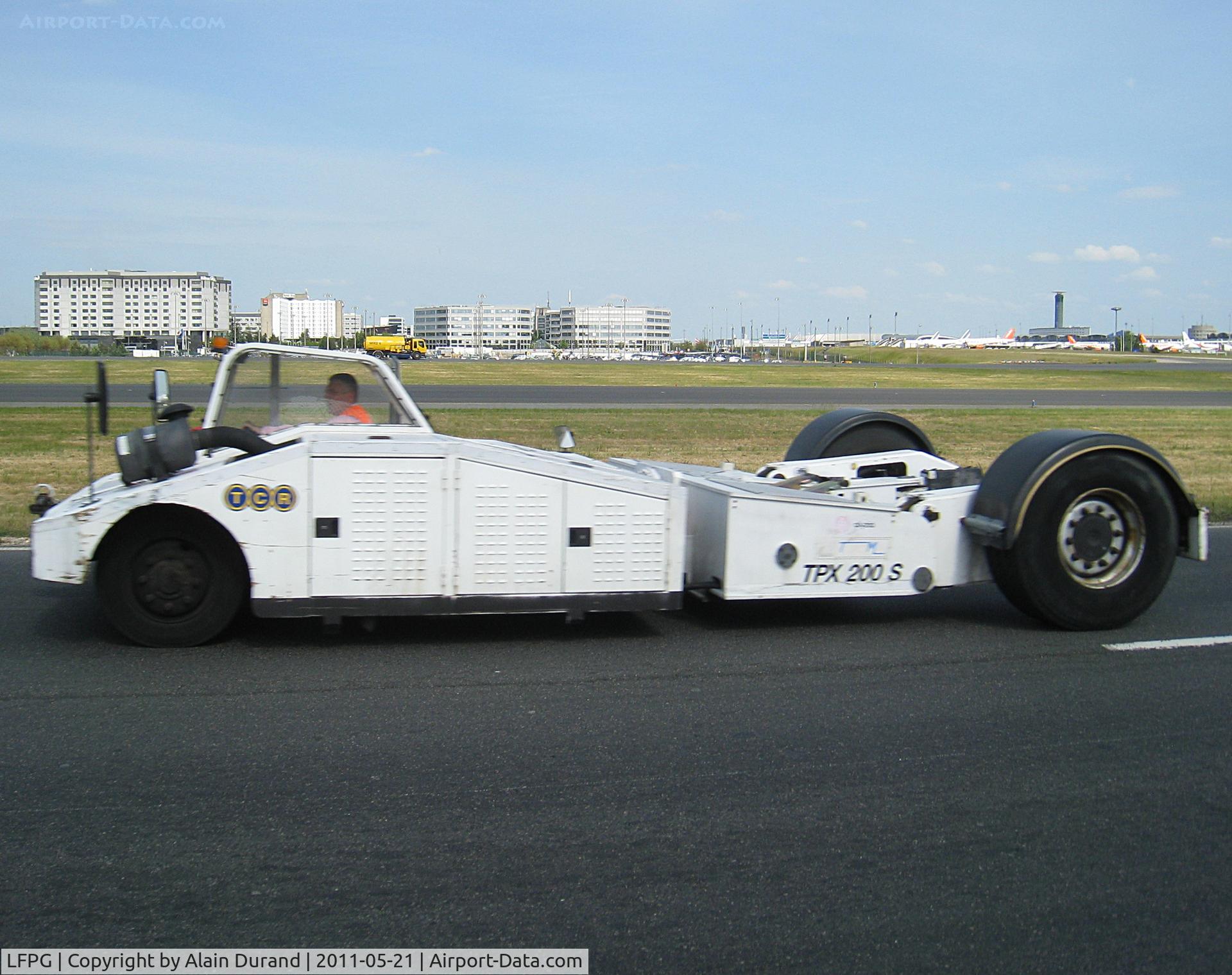 Paris Charles de Gaulle Airport (Roissy Airport), Paris France (LFPG) - the TPX 200S is one of the most commonly used towbarless tractor in CDG