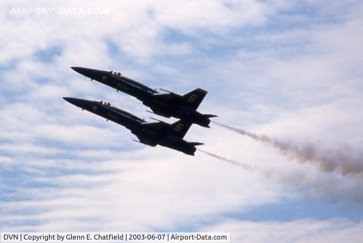 Davenport Municipal Airport (DVN) - Blue Angels at the Quad Cities Air Show