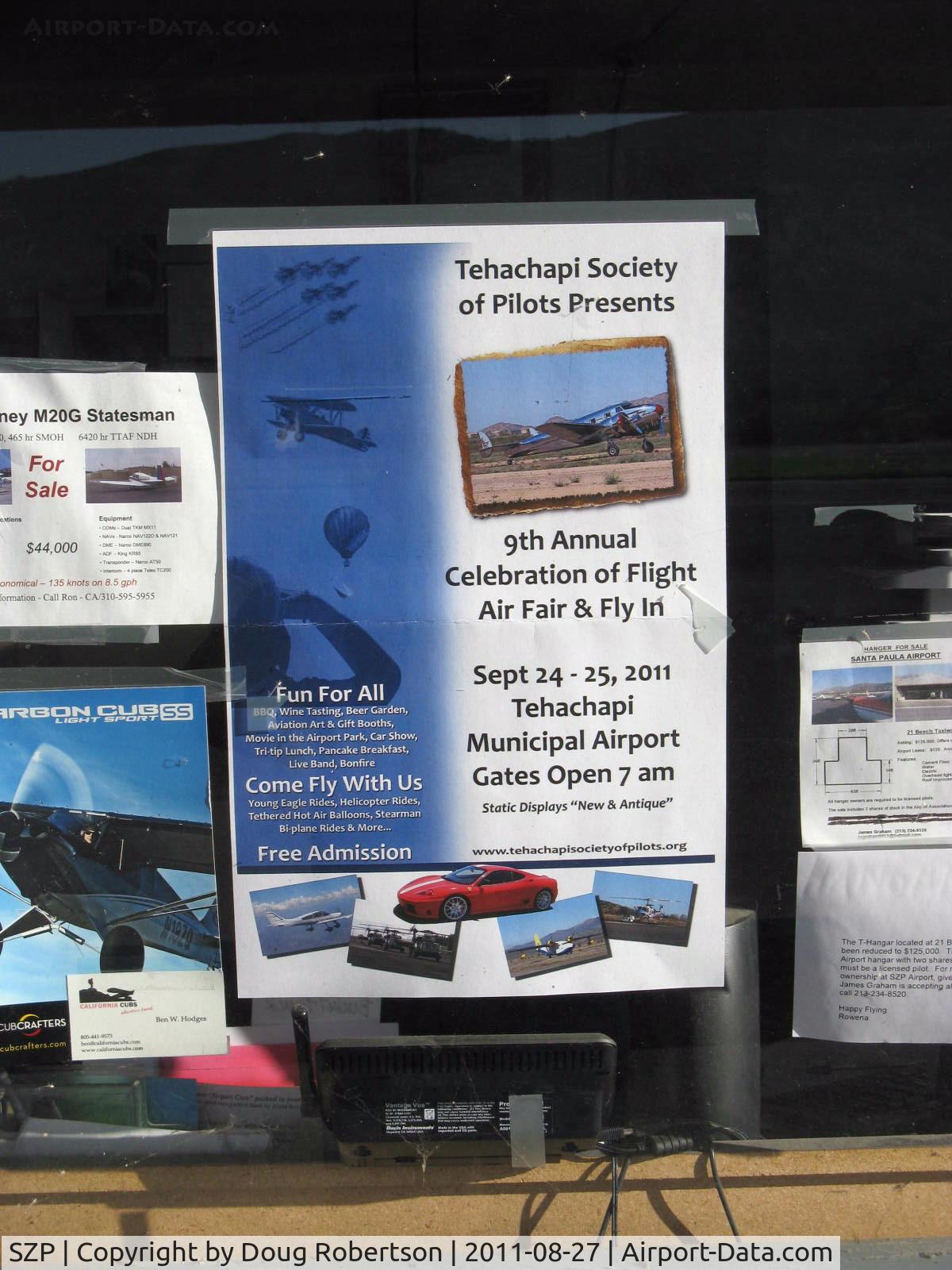 Santa Paula Airport (SZP) - Air Show Poster-Tehachapi
