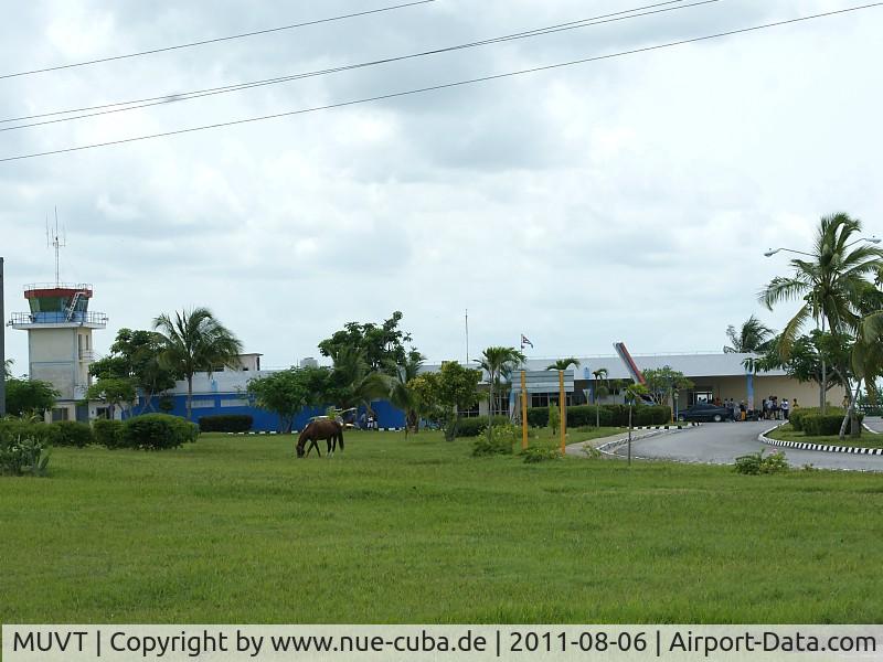 Hermanos Ameijeiras Airport, Las Tunas Cuba (MUVT) - A small airport with two flights a week to Havana.