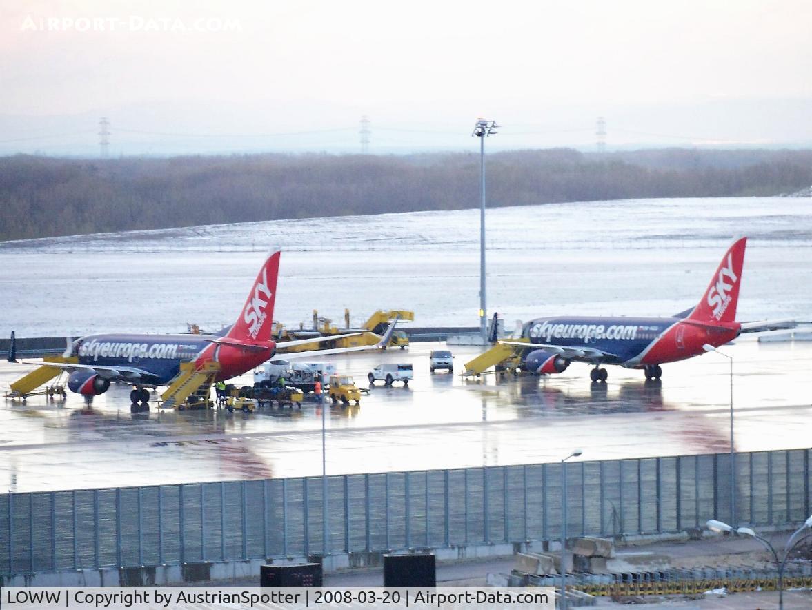 Vienna International Airport, Vienna Austria (LOWW) - Sky Europe  B 737-7..