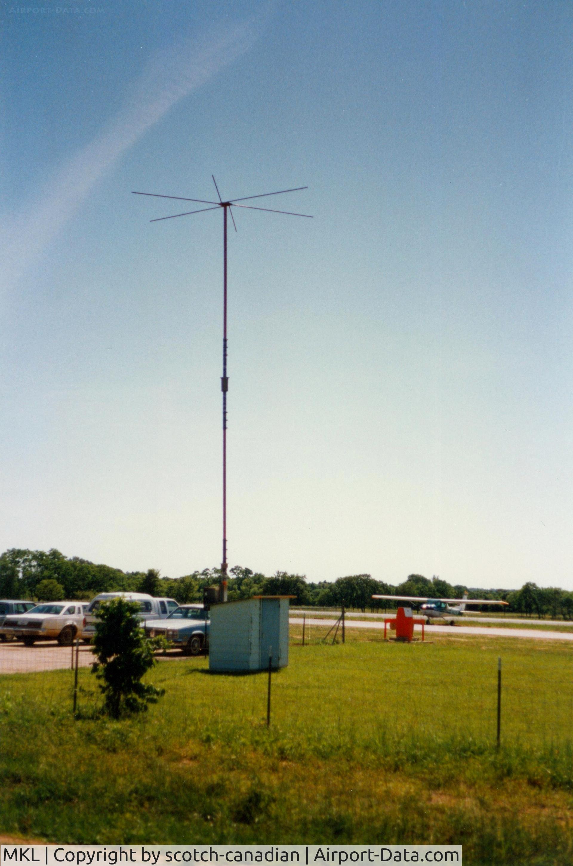 Mc Kellar-sipes Regional Airport (MKL) - Non-Directional Beacon (NDB) at McKellar-Sipes Regional Airport, Jackson, TN - May 1990