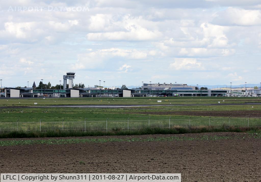 Clermont-Ferrand Auvergne Airport, Clermont-Ferrand France (LFLC) - Overview of the airport...