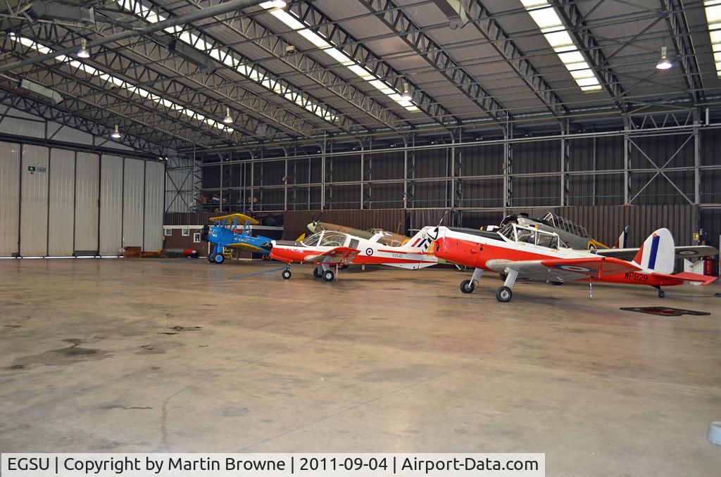Duxford Airport, Cambridge, England United Kingdom (EGSU) - IN THE HANGAR AT DUXFORD