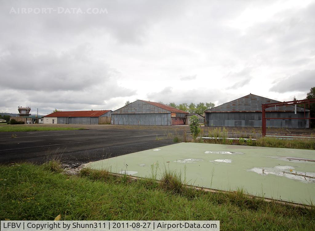 Brive Airport, La Roche Airport France (LFBV) - Overview of the Airclub's hangars... Now Airport closed since July 2010
