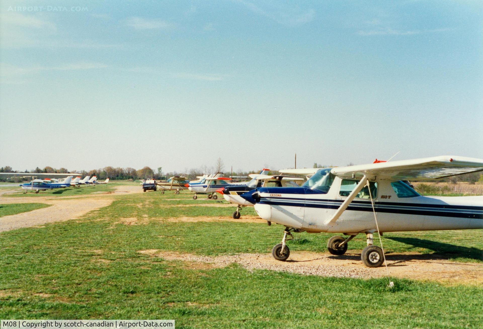William L. Whitehurst Field Airport (M08) - Flight Line at Bolivar Aviation, William L. Whitehurst Field, Bolivar, TN