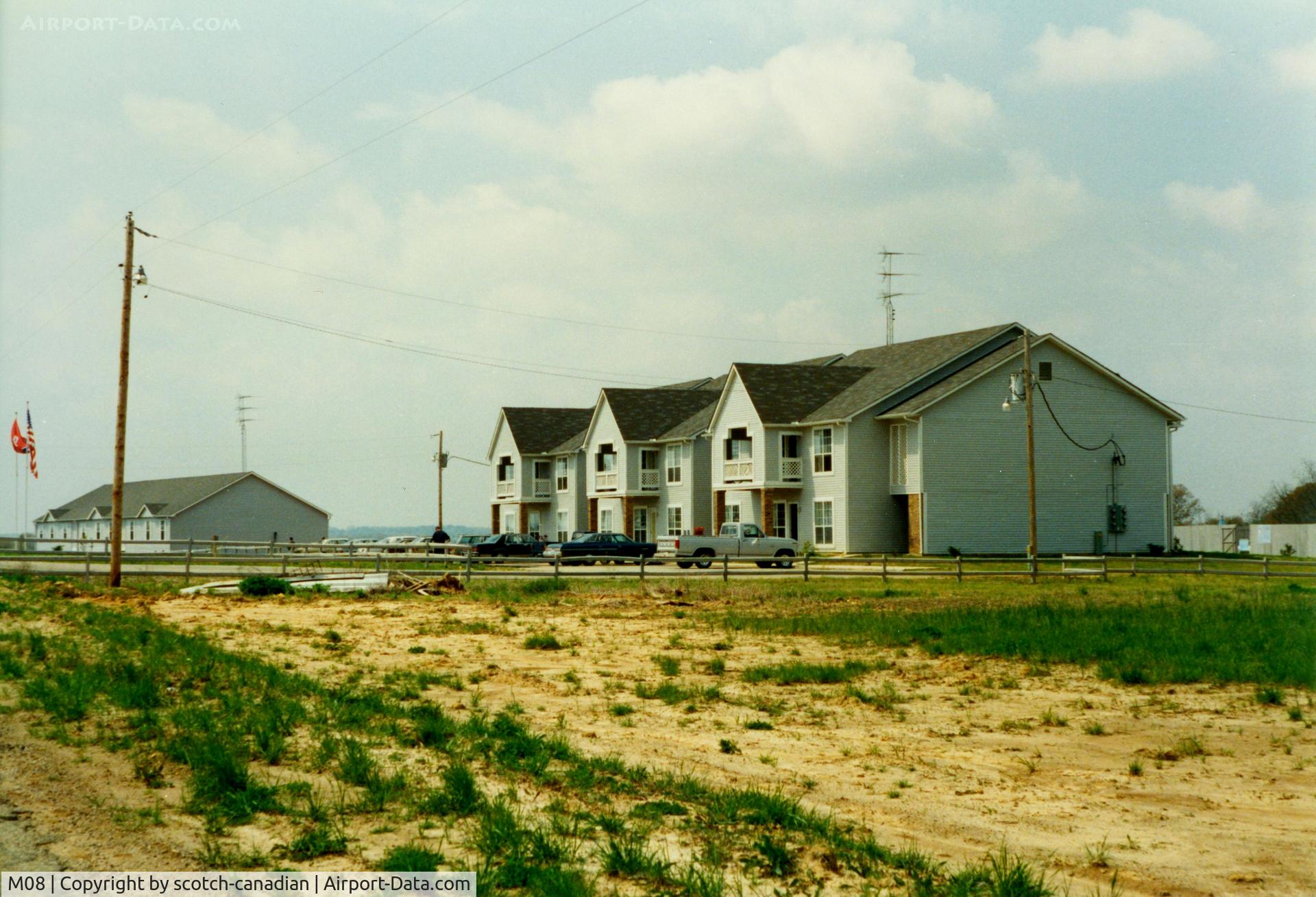 William L. Whitehurst Field Airport (M08) - Student Housing at Bolivar International School of Aeronautics, William L. Whitehurst Field, Bolivar, TN - April 1989