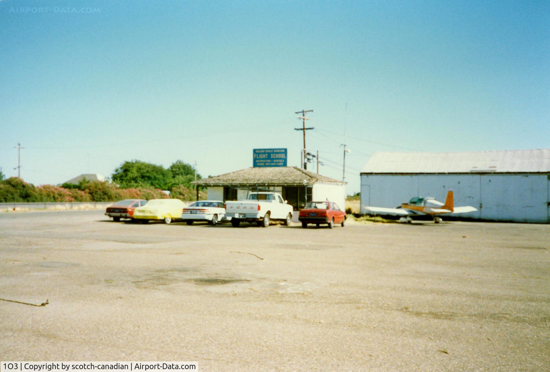 Lodi Airport (1O3) - Golden Eagle Flight School at Lodi Airport, Lodi, CA - July 1989