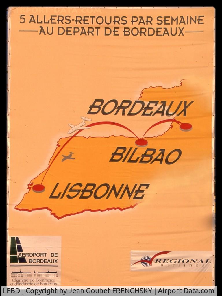 Bordeaux Airport, Merignac Airport France (LFBD) - pub en 1999