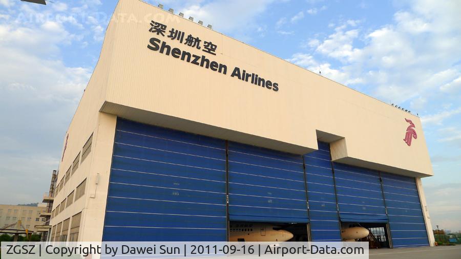 Shenzhen Bao'an International Airport, Shenzhen, Guangdong China (ZGSZ) - hanger of shenzhenair