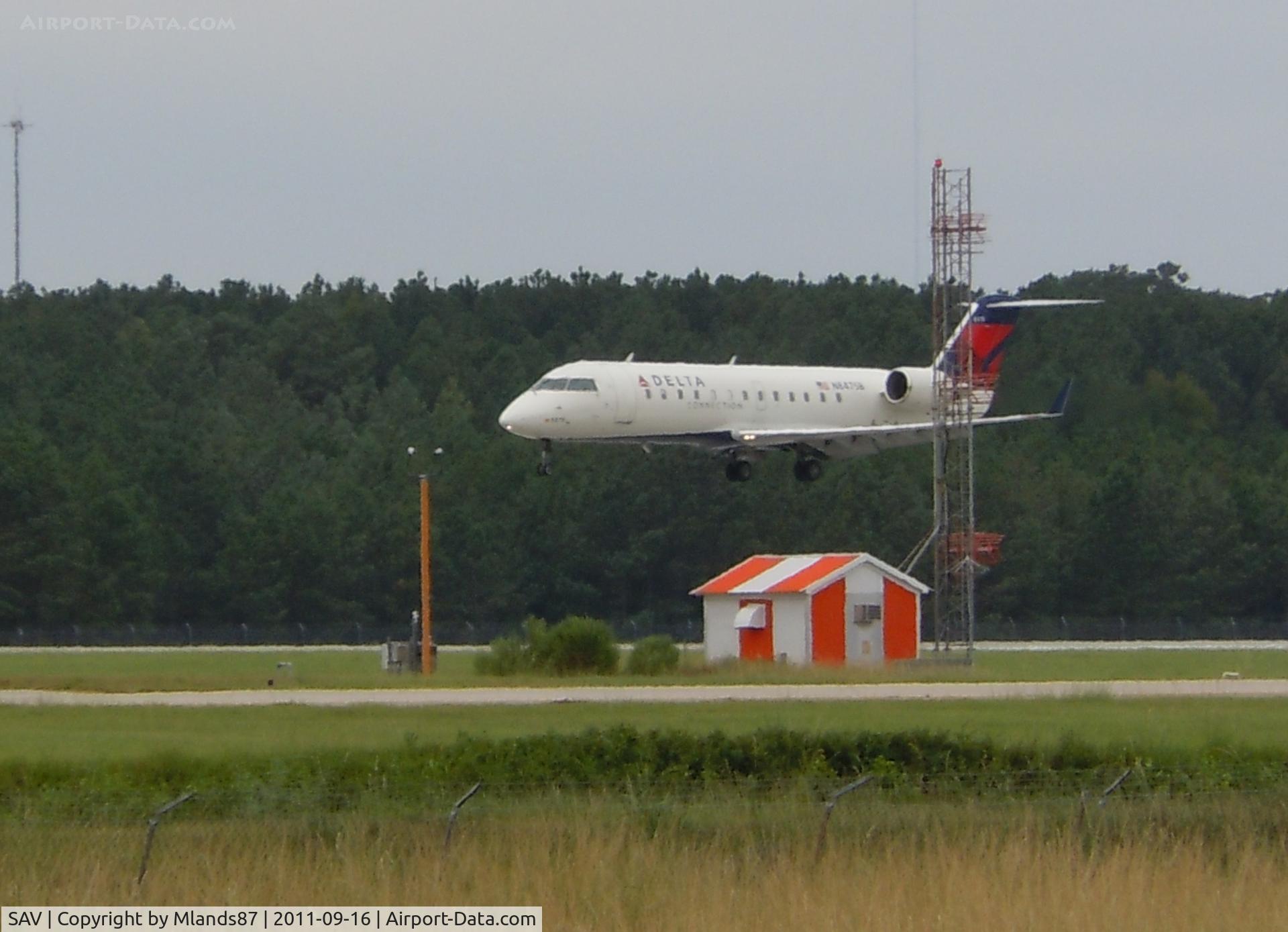 Savannah/hilton Head International Airport (SAV) - Delta CL-600 about there.