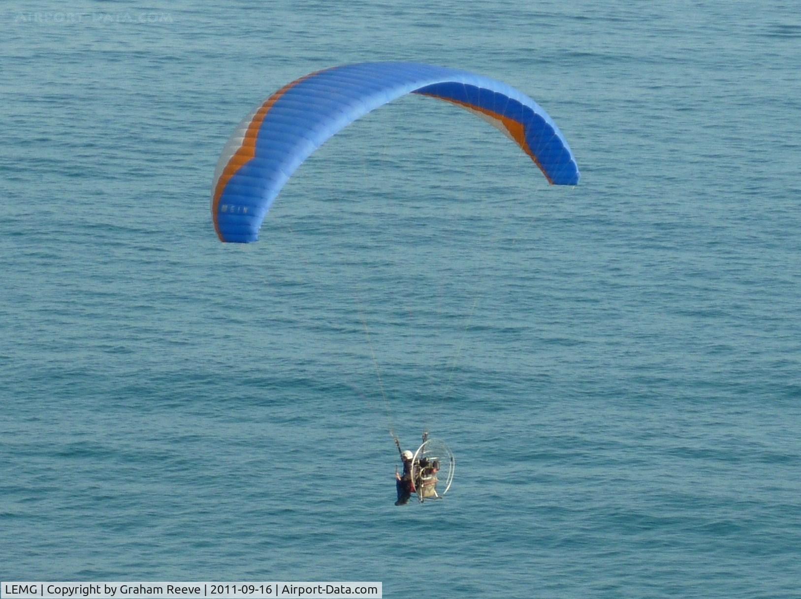 Málaga Airport, Málaga Spain (LEMG) - Off the coast near Malaga.