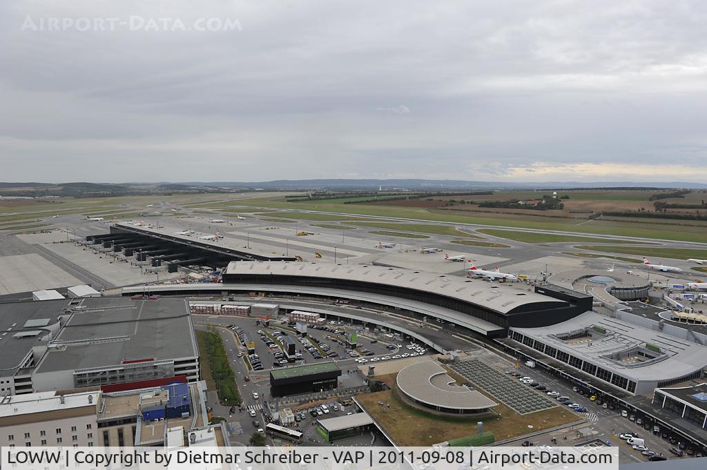 Vienna International Airport, Vienna Austria (LOWW) - Skylink seen from the tower