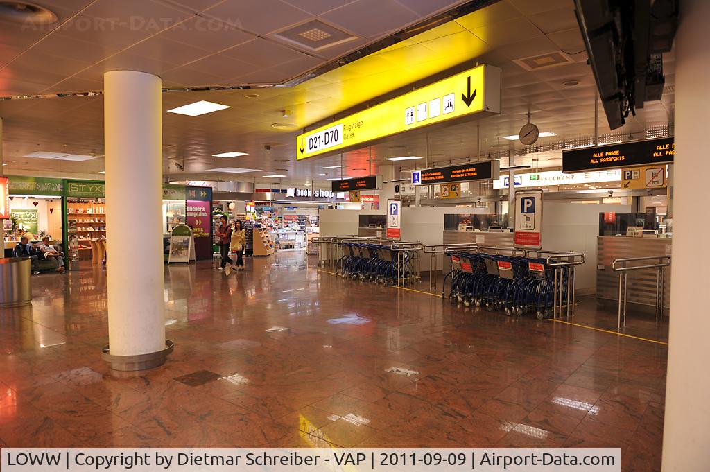 Vienna International Airport, Vienna Austria (LOWW) - Inside the terminal