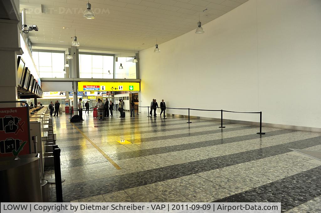 Vienna International Airport, Vienna Austria (LOWW) - Inside the terminal