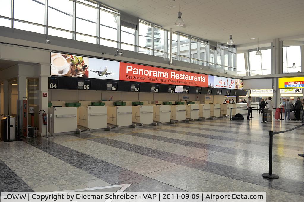 Vienna International Airport, Vienna Austria (LOWW) - Inside the terminal