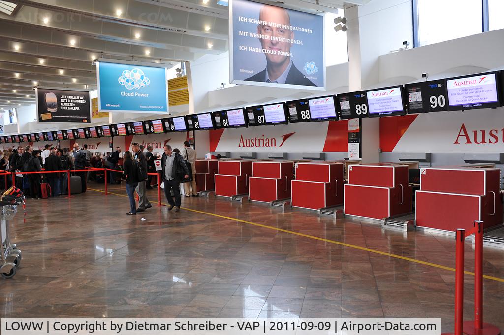 Vienna International Airport, Vienna Austria (LOWW) - Inside the terminal