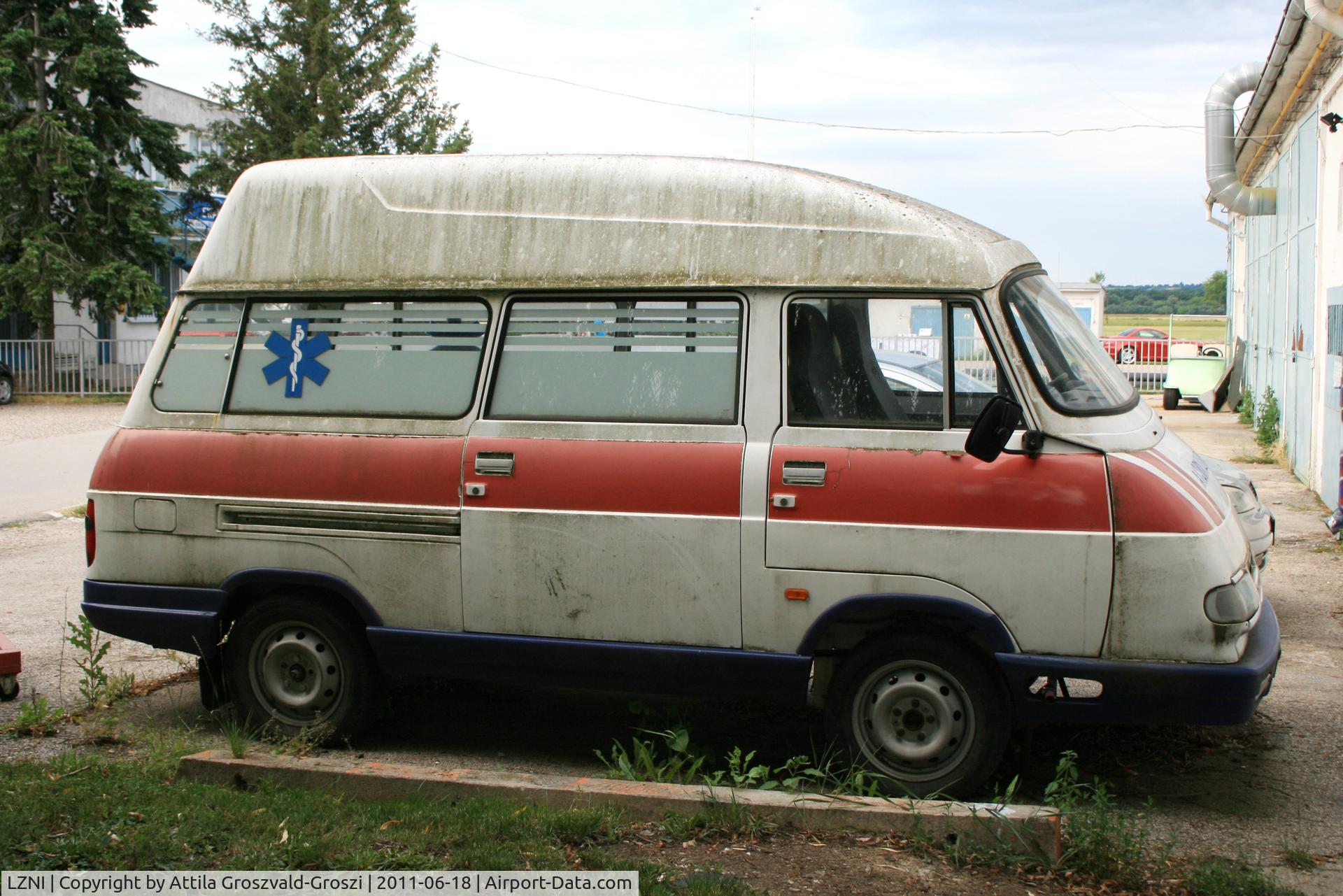 LZNI Airport - Nitra Janikovce Airport - Slovakia (Slovak Republik) SK - Skoda 1203 Ambulance car 