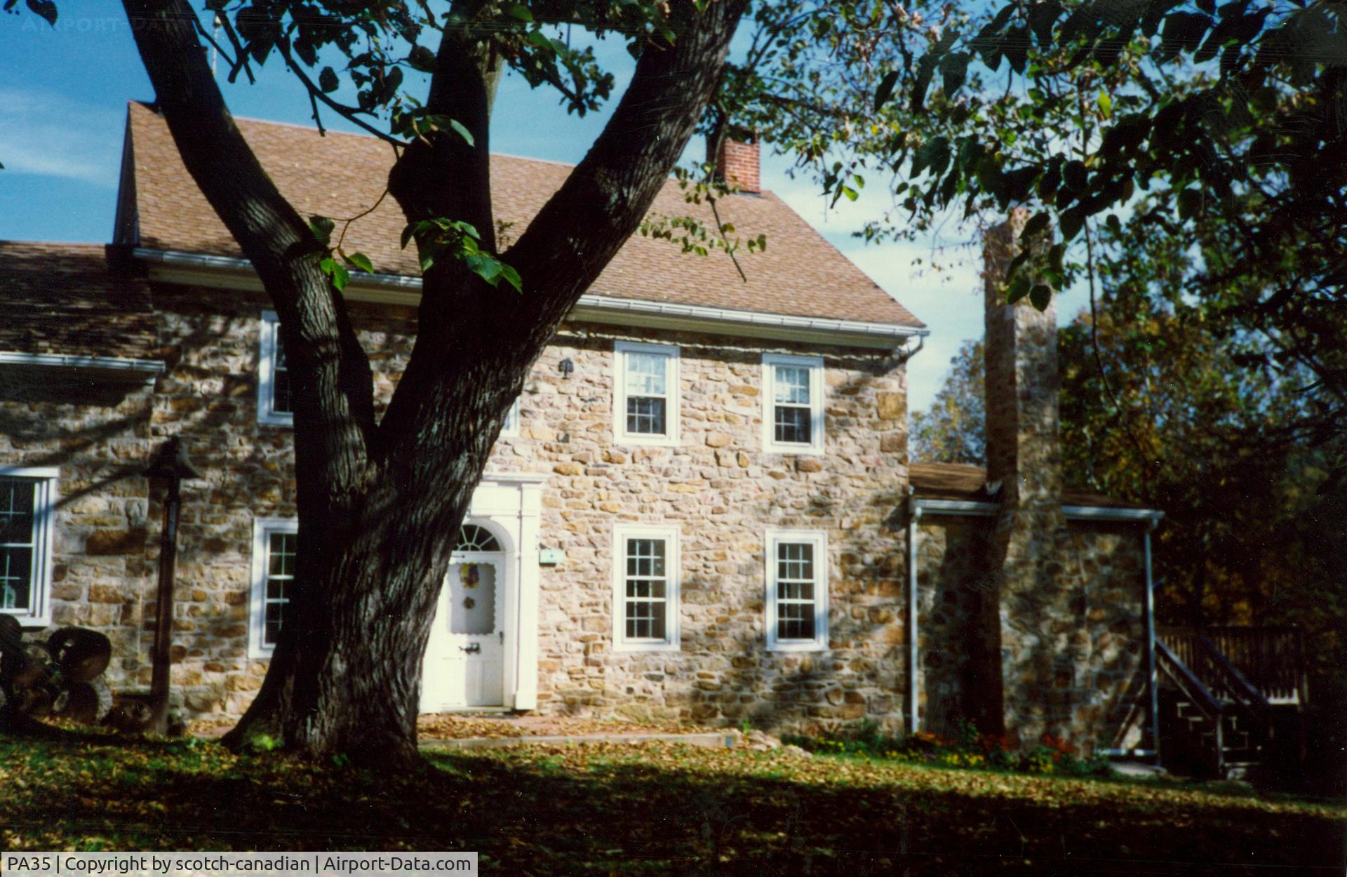 Bally Spring Farm Airport (PA35) - The Inn at Bally Spring Farm, Bally Spring Farm Airport, Bally, PA - October 1991