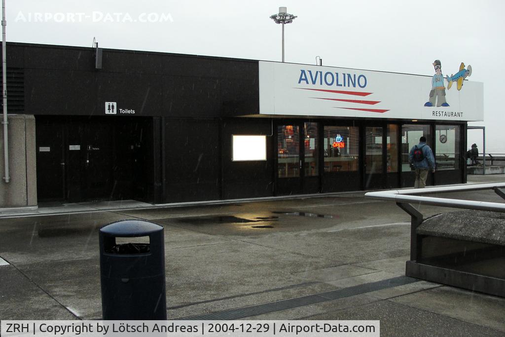 Zurich International Airport, Zurich Switzerland (ZRH) - restaurant at old visitors terrace