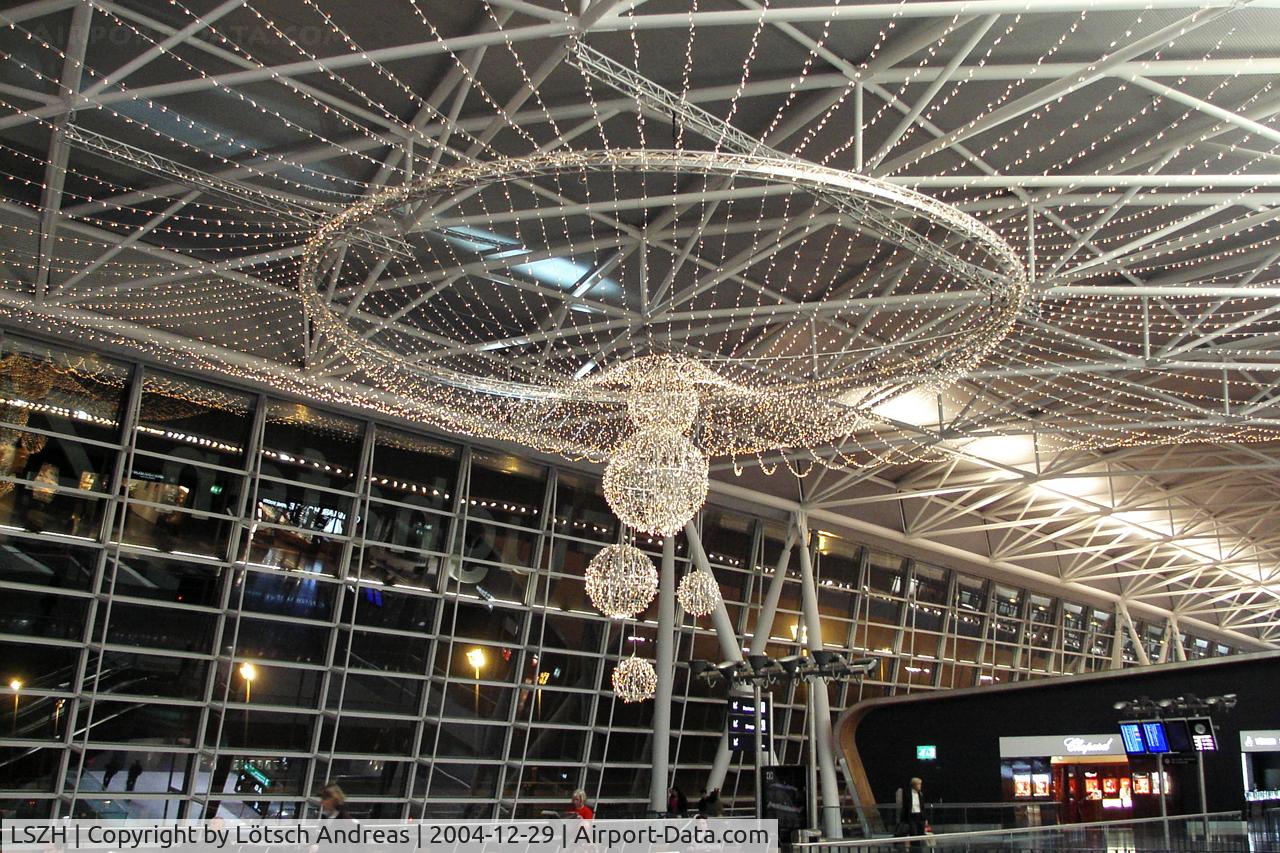Zurich International Airport, Zurich Switzerland (LSZH) - Christmas lighting