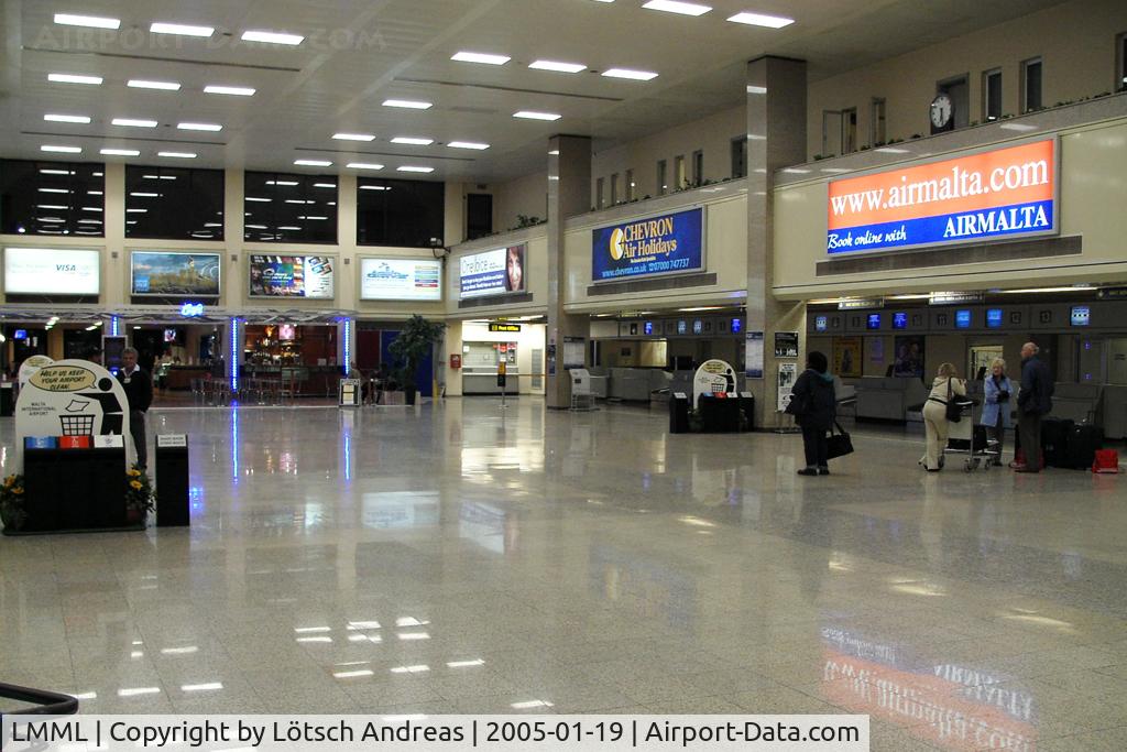 Malta International Airport (Luqa Airport), Luqa Malta (LMML) - Terminal overview