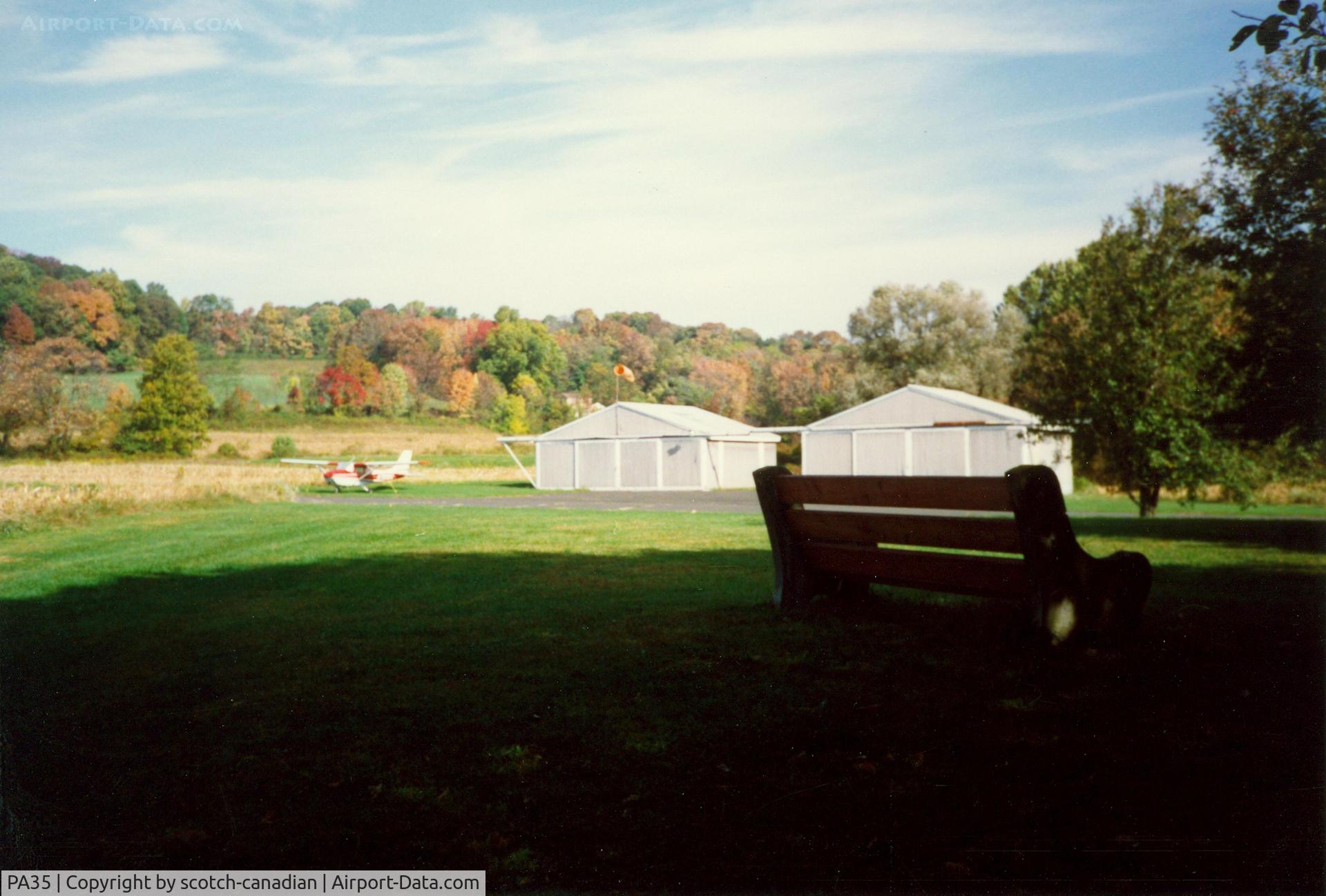 Bally Spring Farm Airport (PA35) - Bally Spring Farm Airport, Bally, PA - October 1991