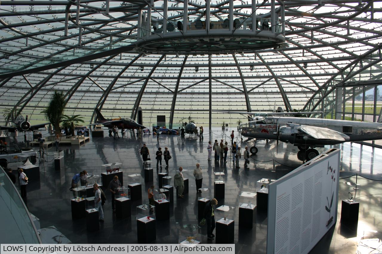 Salzburg Airport, Salzburg Austria (LOWS) - open for public. Flying Bulls Homebase, Hangar 7