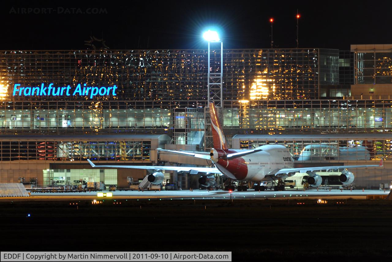 Frankfurt International Airport, Frankfurt am Main Germany (EDDF) - Qantas in front of Terminal 2