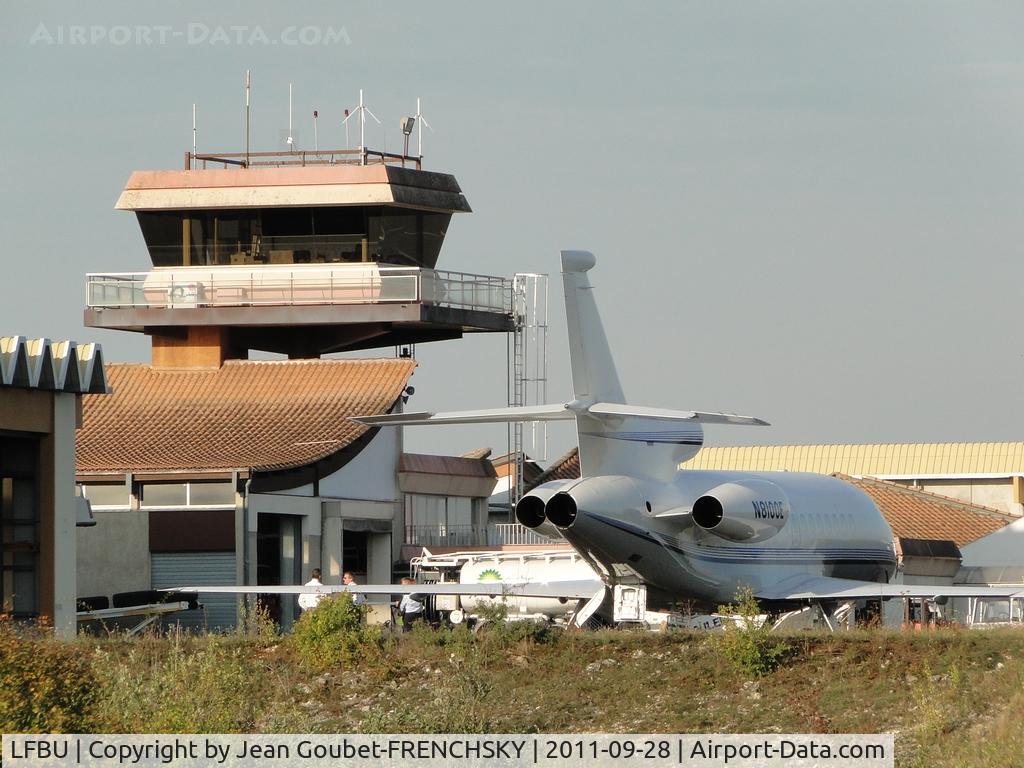Angoulême Airport, Brie Champniers Airport France (LFBU) - parking with Falcon 900EX