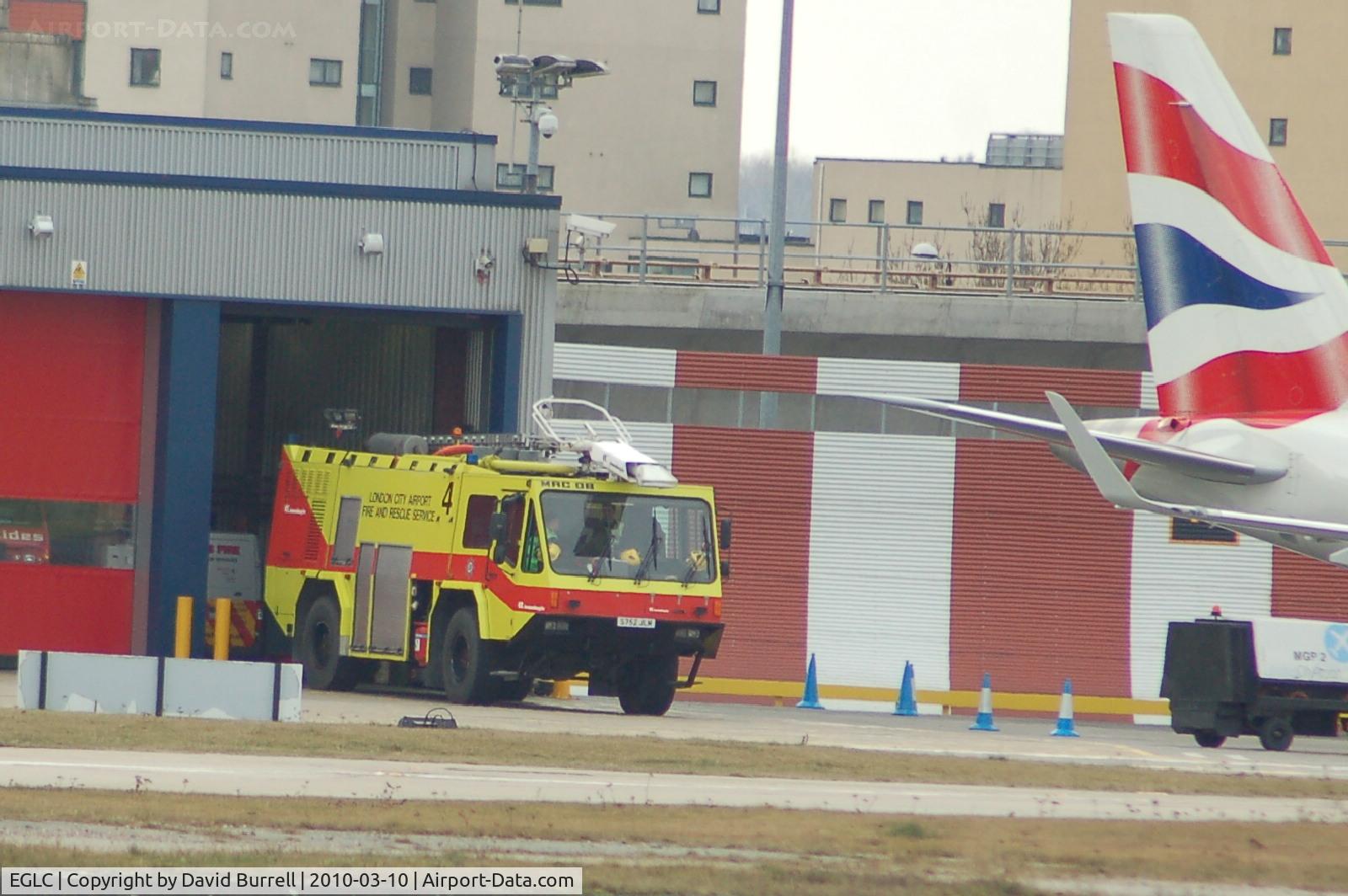 London City Airport, London, England United Kingdom (EGLC) - London City Fire & Rescue Service