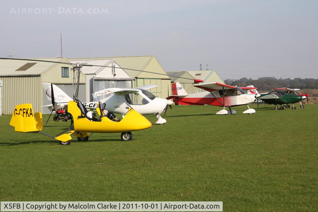 X5FB Airport - Fishburn Airfield, UK in October 2011.