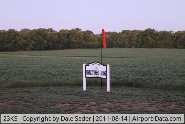 Kentucky Creek Landing Airport (23KS) - photo  KENTUCKY CREEK LANDING