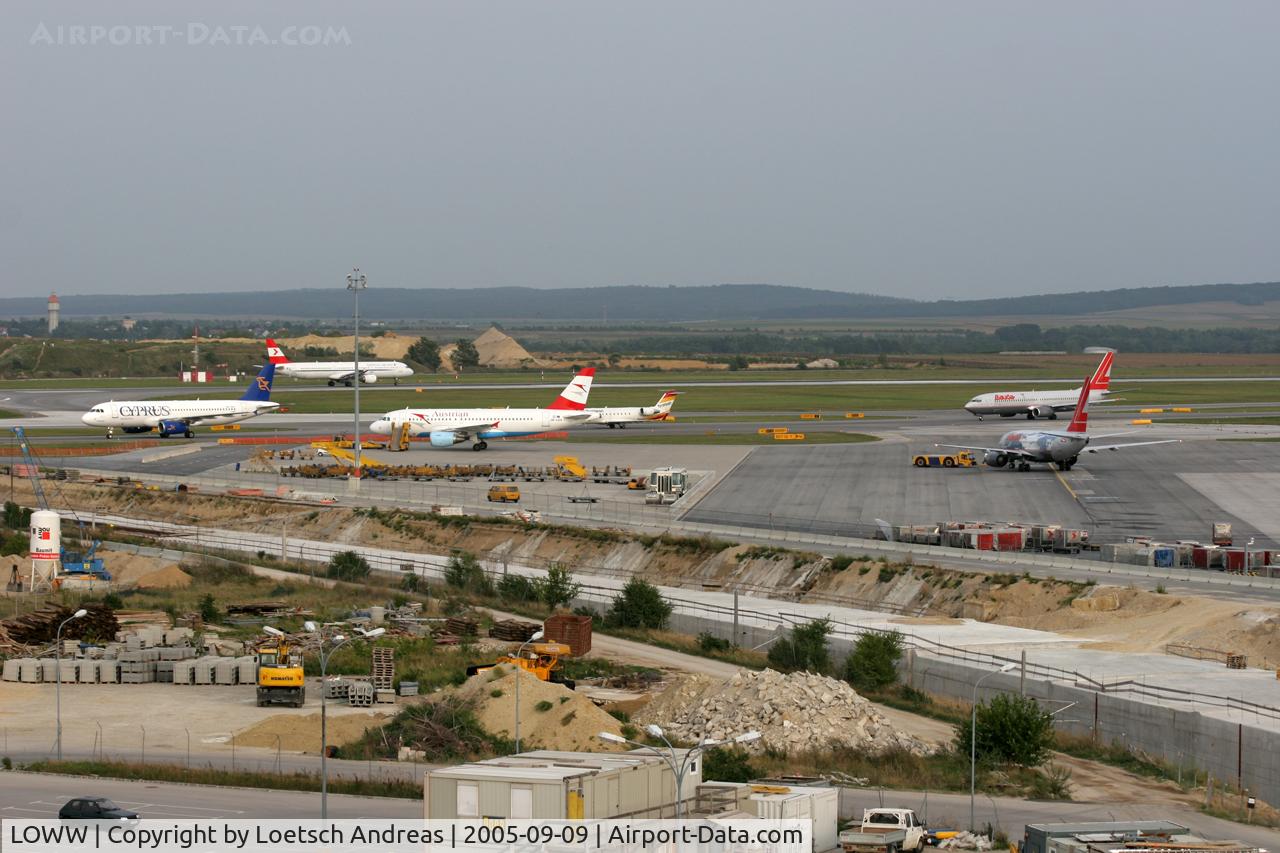 Vienna International Airport, Vienna Austria (LOWW) - works for the railway tunnel on airport
