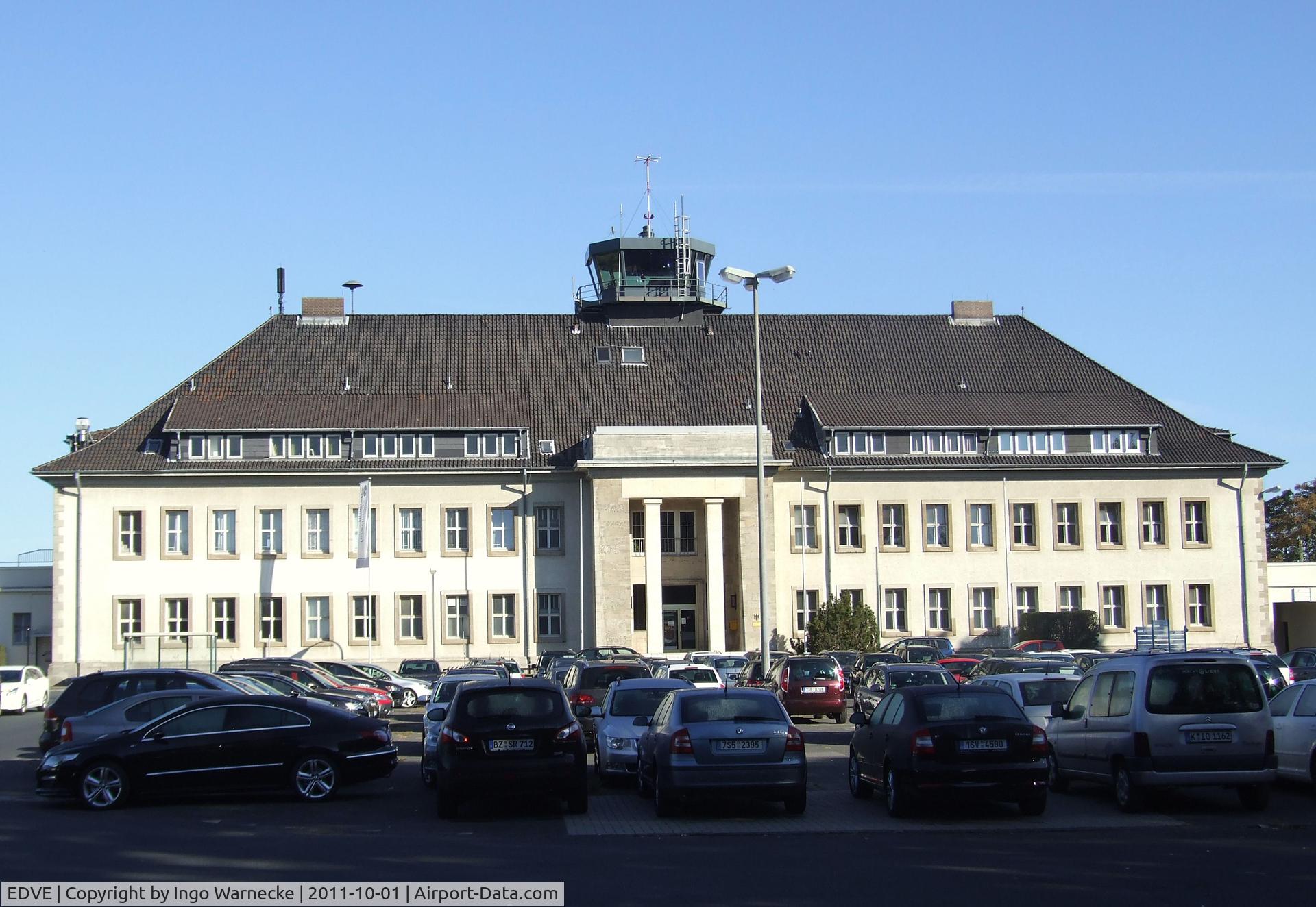 Braunschweig-Wolfsburg Regional Airport, Braunschweig, Lower Saxony Germany (EDVE) - the main terminal building (inaugurated May 1939) at Braunschweig-Waggum airport