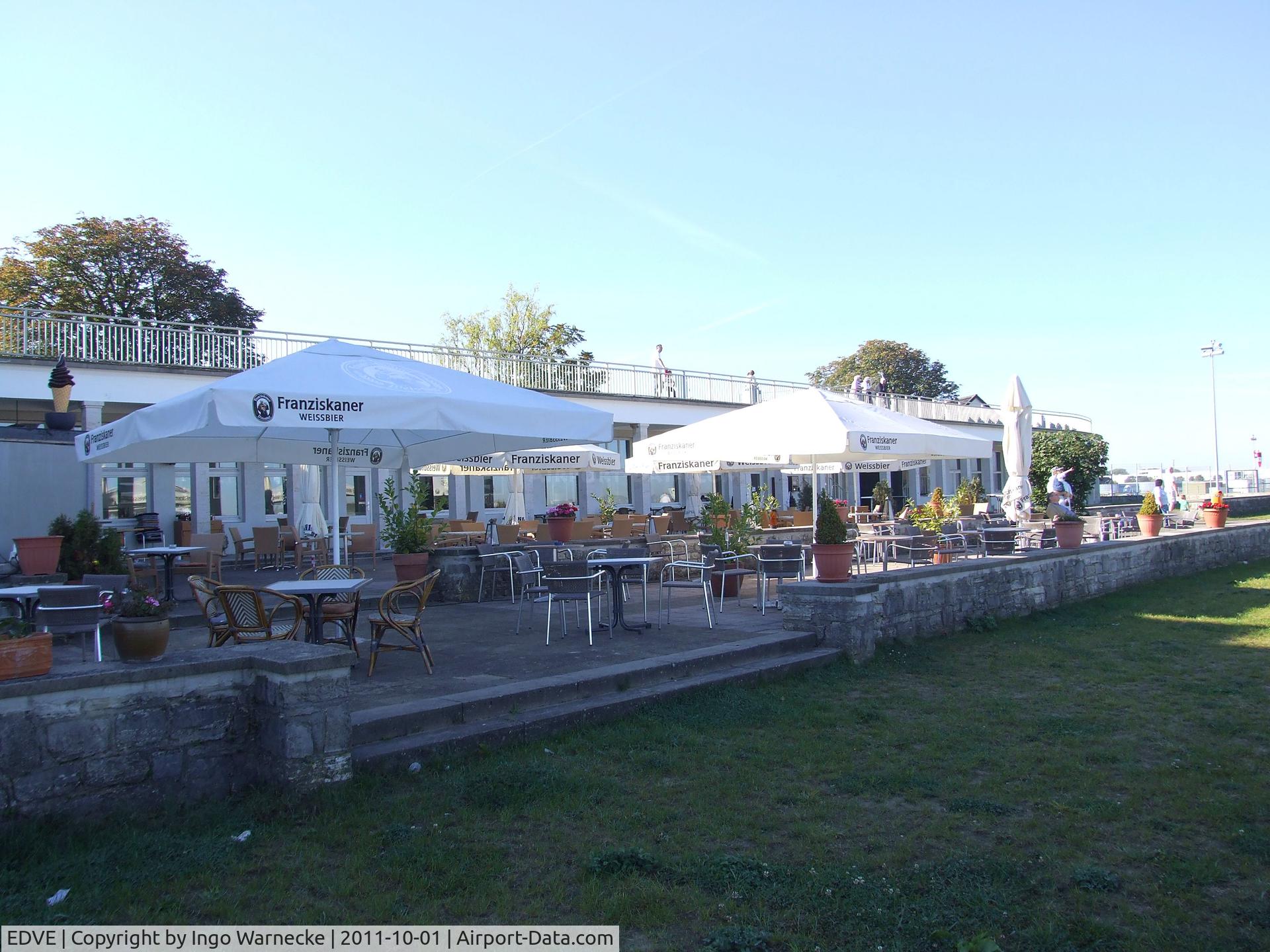 Braunschweig-Wolfsburg Regional Airport, Braunschweig, Lower Saxony Germany (EDVE) - the airport cafe / restaurant on the visitor's terrace at Braunschweig-Waggum airport
