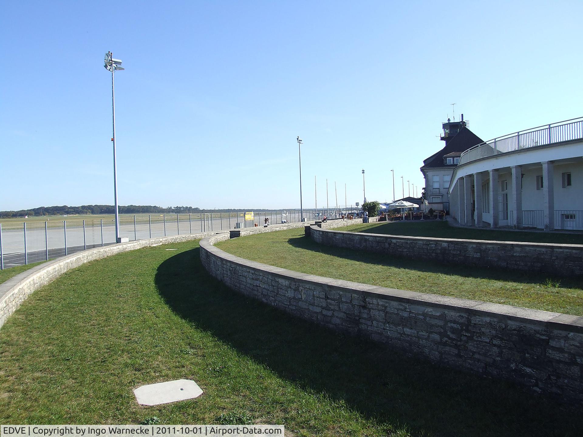 Braunschweig-Wolfsburg Regional Airport, Braunschweig, Lower Saxony Germany (EDVE) - the visitor's terrace at Braunschweig-Waggum airport