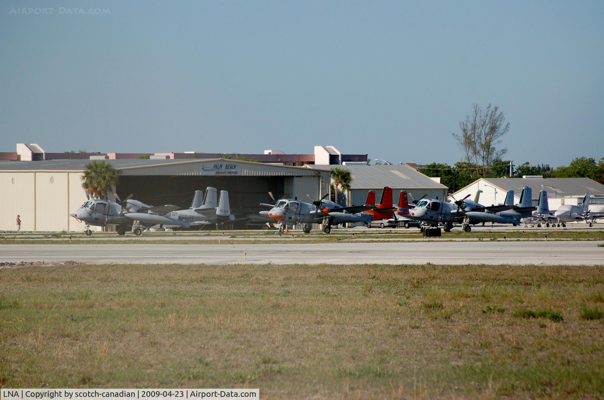 Palm Beach County Park Airport (LNA) - Grumman OV-1D's at Palm Beach County Park Airport, Lantana, FL