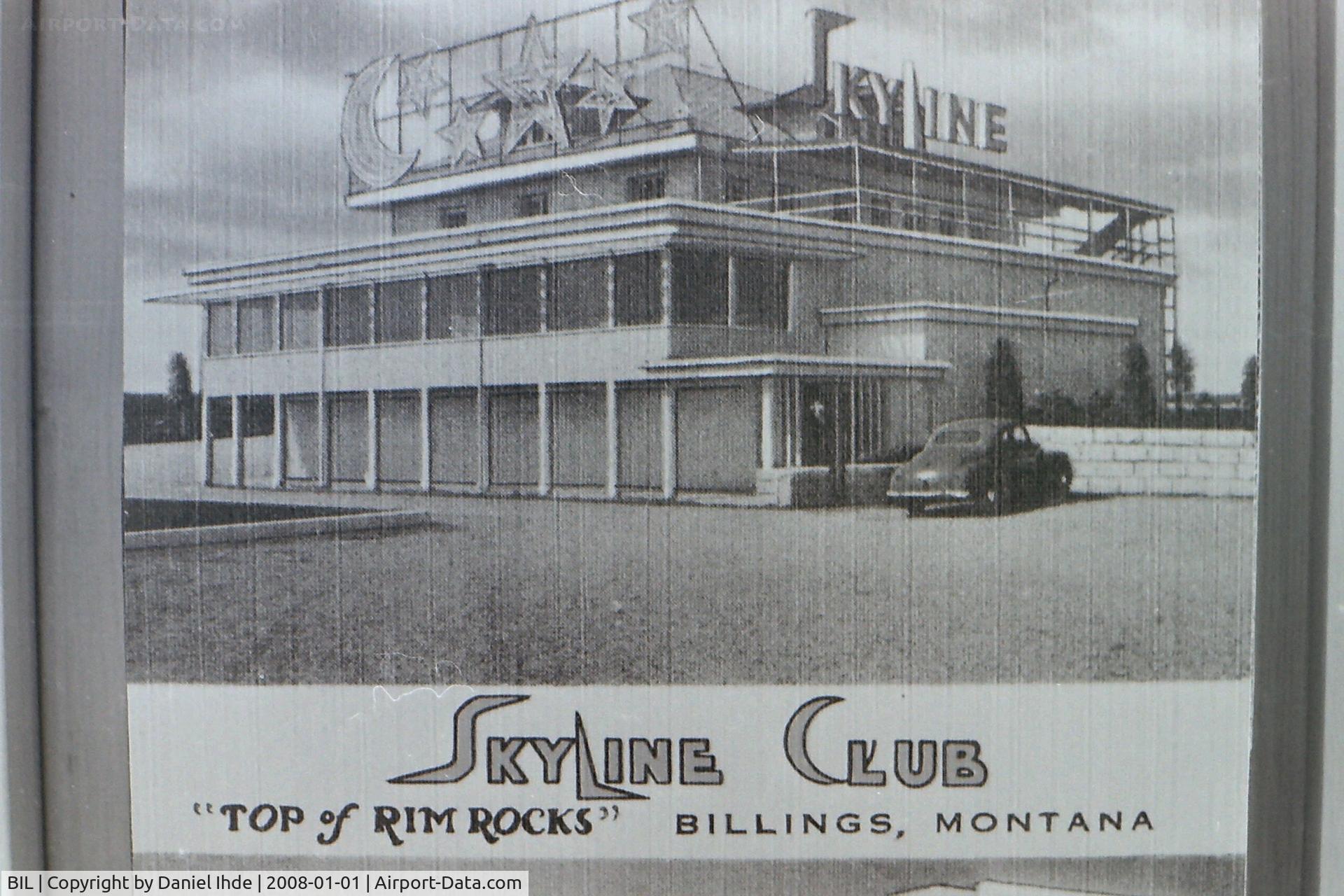 Billings Logan International Airport (BIL) - This picture sits in the Yellowstone County mesuem at Billings Logan Airport.  It is how the Billings Logan terminal looked back in the early 1940's.