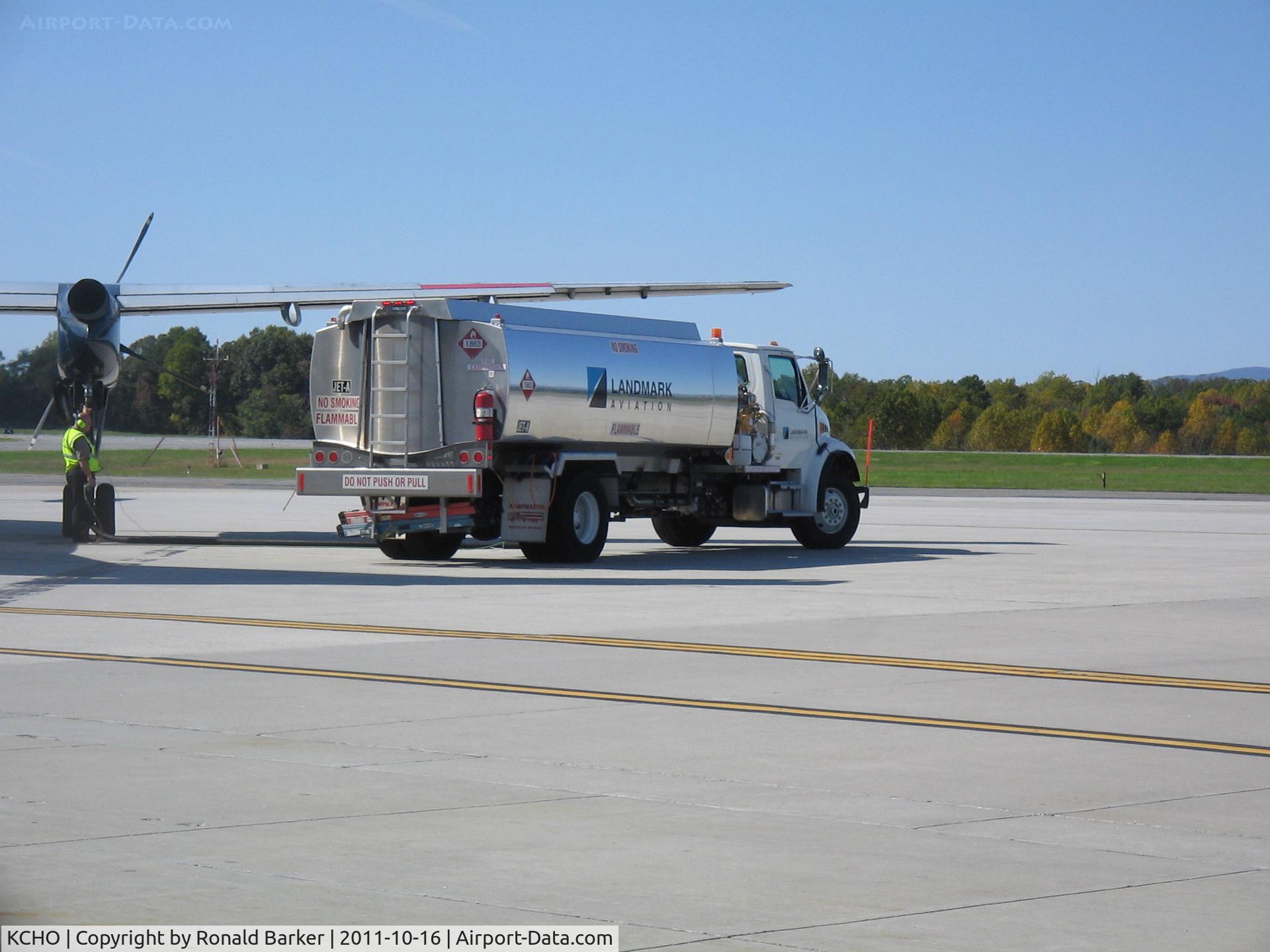 Charlottesville-albemarle Airport (CHO) - Fuel truck at CHO