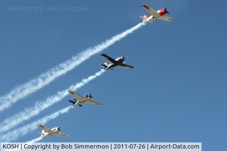 Wittman Regional Airport (OSH) - Skies over Oshkosh during Airventure 2011.
