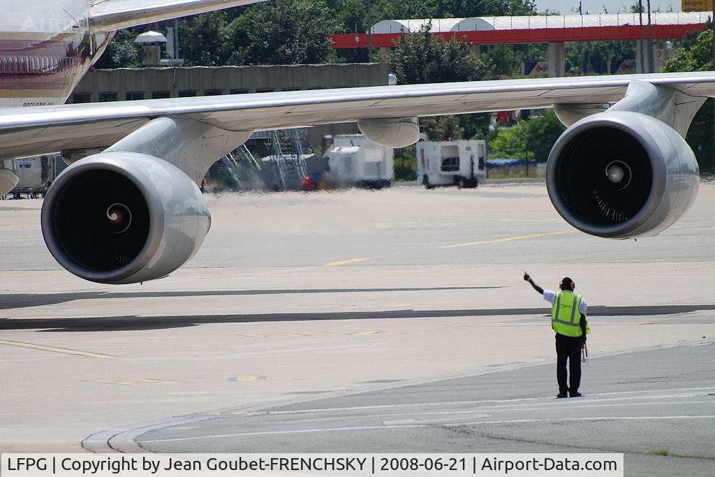 Paris Charles de Gaulle Airport (Roissy Airport), Paris France (LFPG) - THAI departure