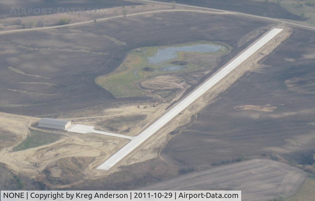 NONE Airport - An unknown, private airport being constructed 2 miles SSW of Terrace, MN.