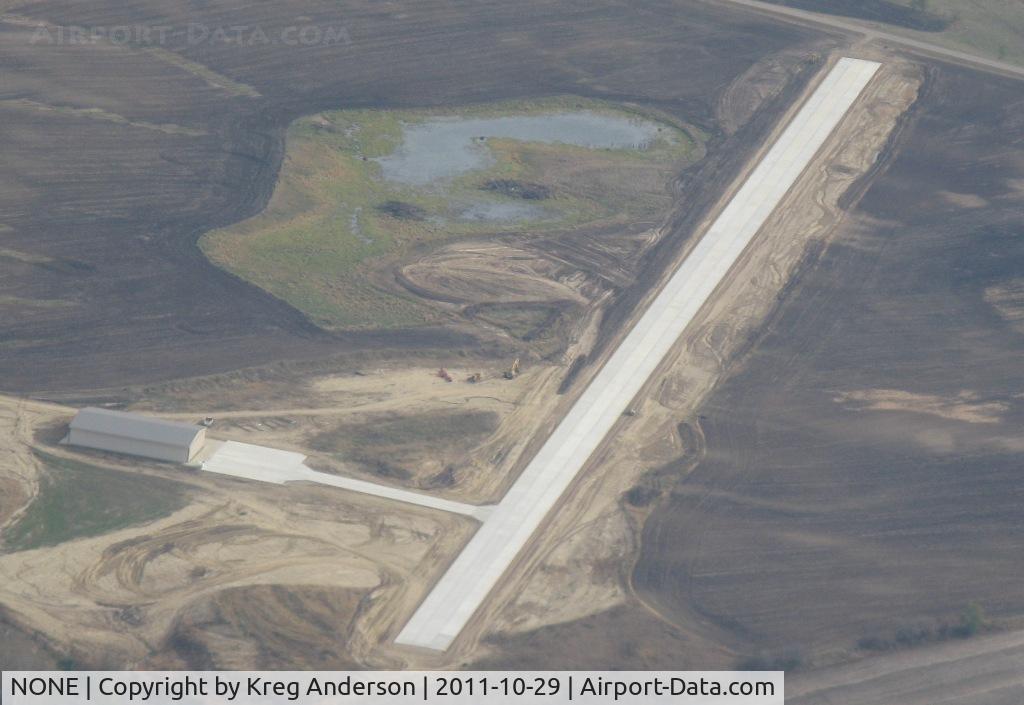 NONE Airport - An unknown, private airport being constructed 2 miles SSW of Terrace, MN.