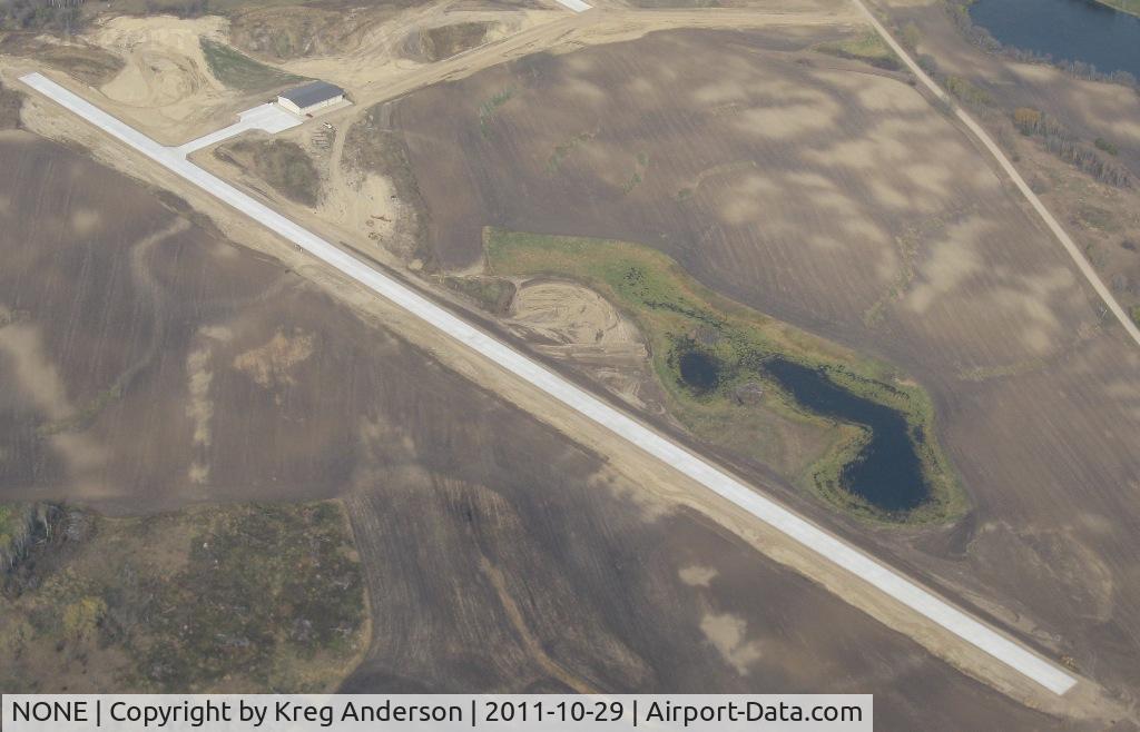 NONE Airport - An unknown, private airport being constructed 2 miles SSW of Terrace, MN.