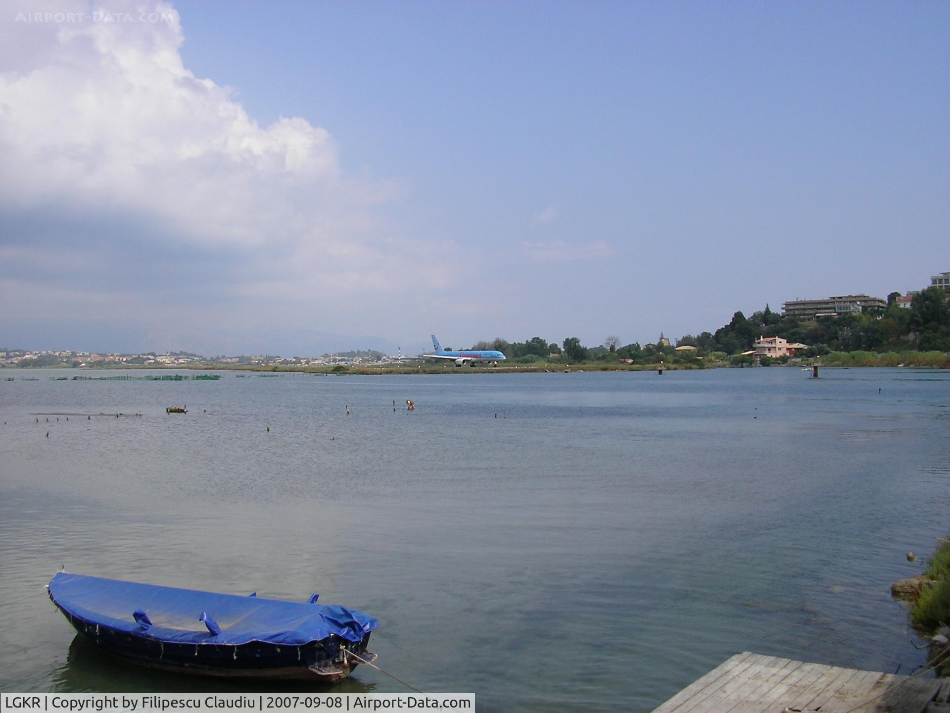 Ioannis Kapodistrias International Airport, Corfu (Kerkyra, Kerkira) Greece (LGKR) - Spotting location at Kerkyra