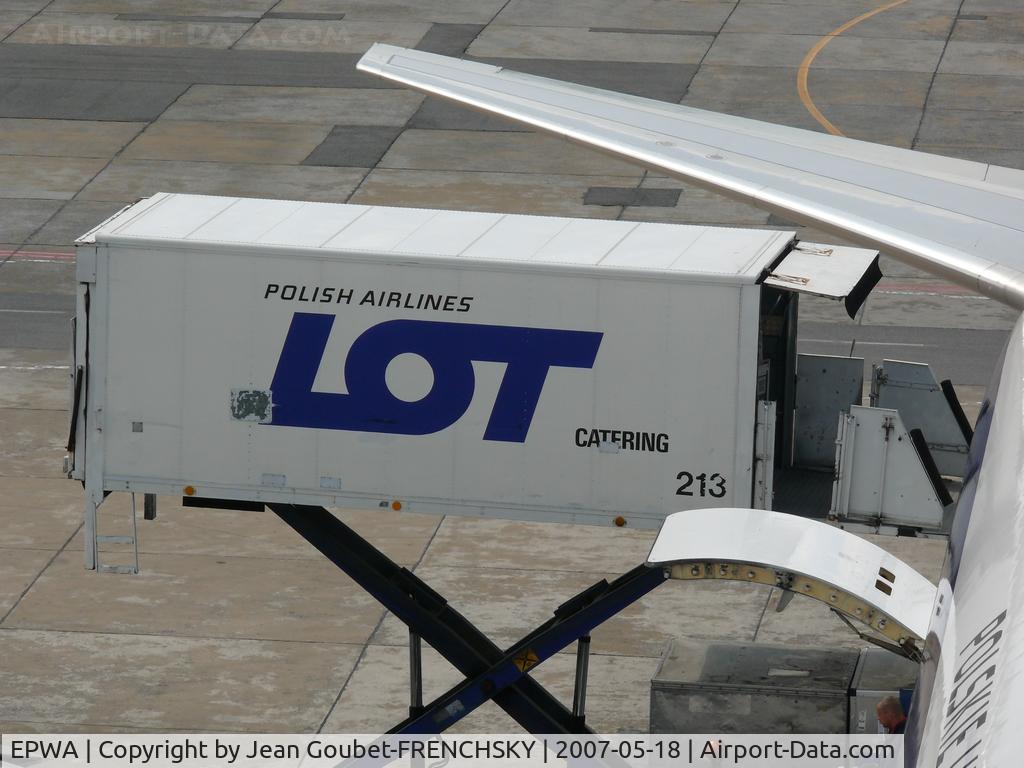 Warsaw Frederic Chopin Airport (formerly Okecie International Airport), Warsaw Poland (EPWA) - LOT catering