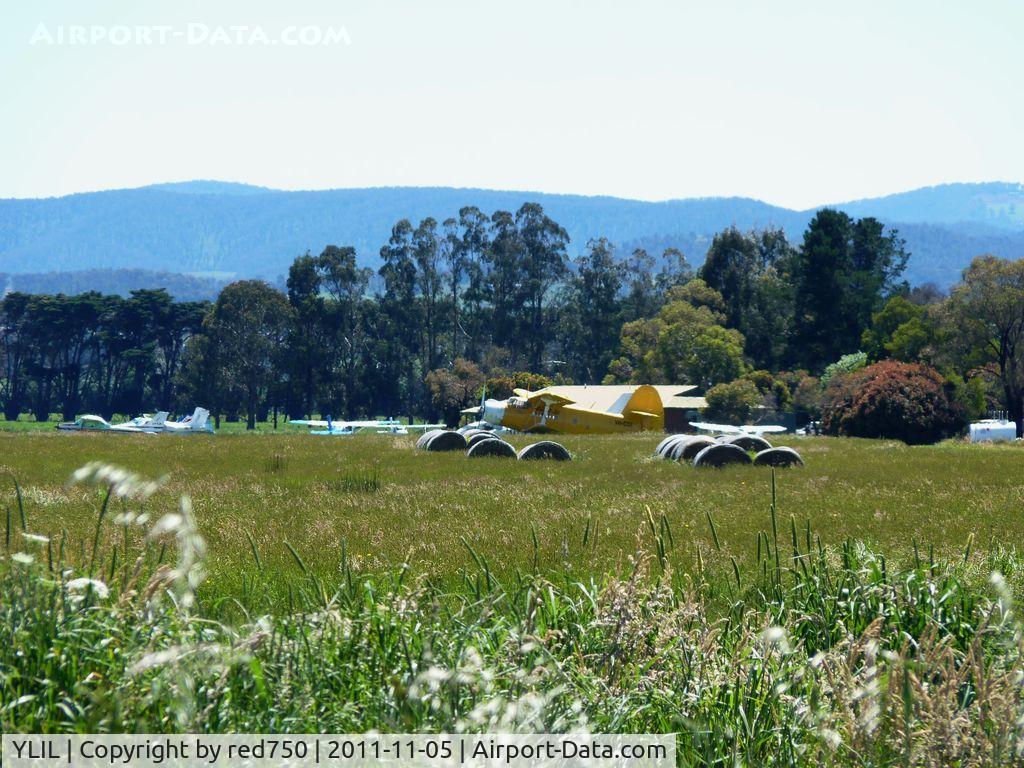 Lilydale Airport, Lilydale, Victoria Australia (YLIL) - This shot shows the relative size difference between the Antonov An-2 VH-CCE currently based at Lilydale and the other GA aircraft there, as well as the lush vegetation growth following good recent rains, after years of drought.